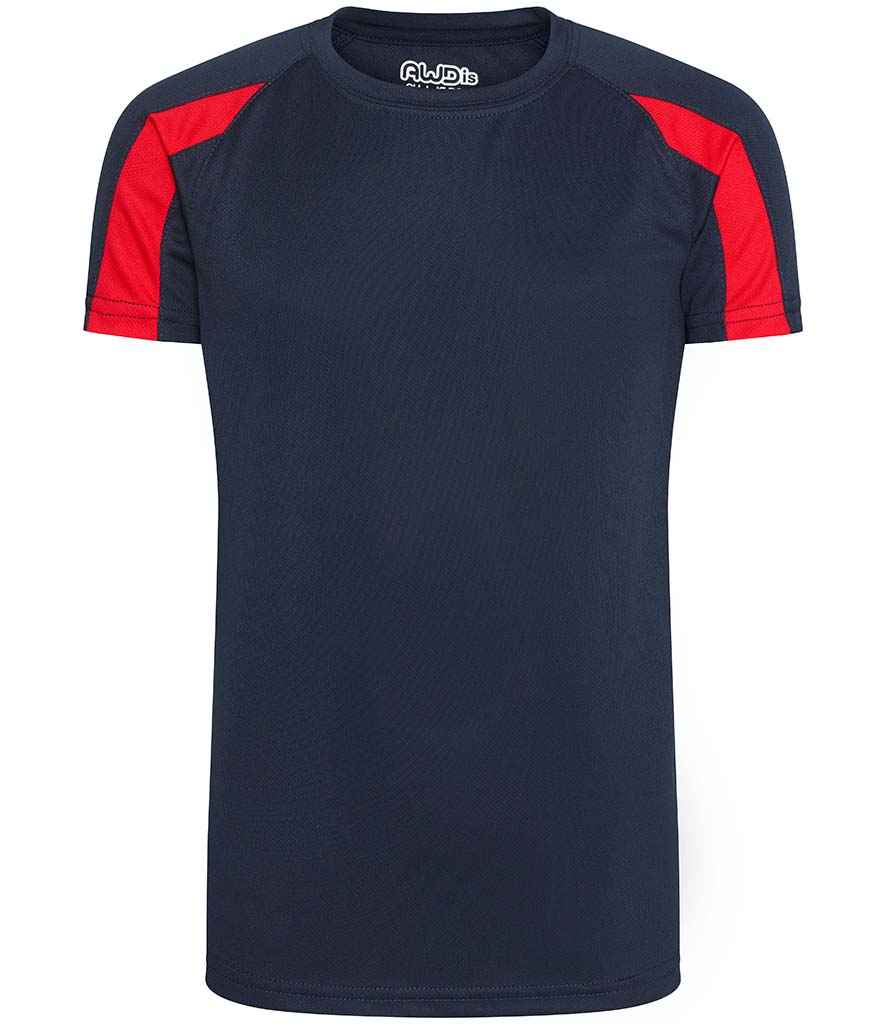 JC003B French Navy/Fire Red Front