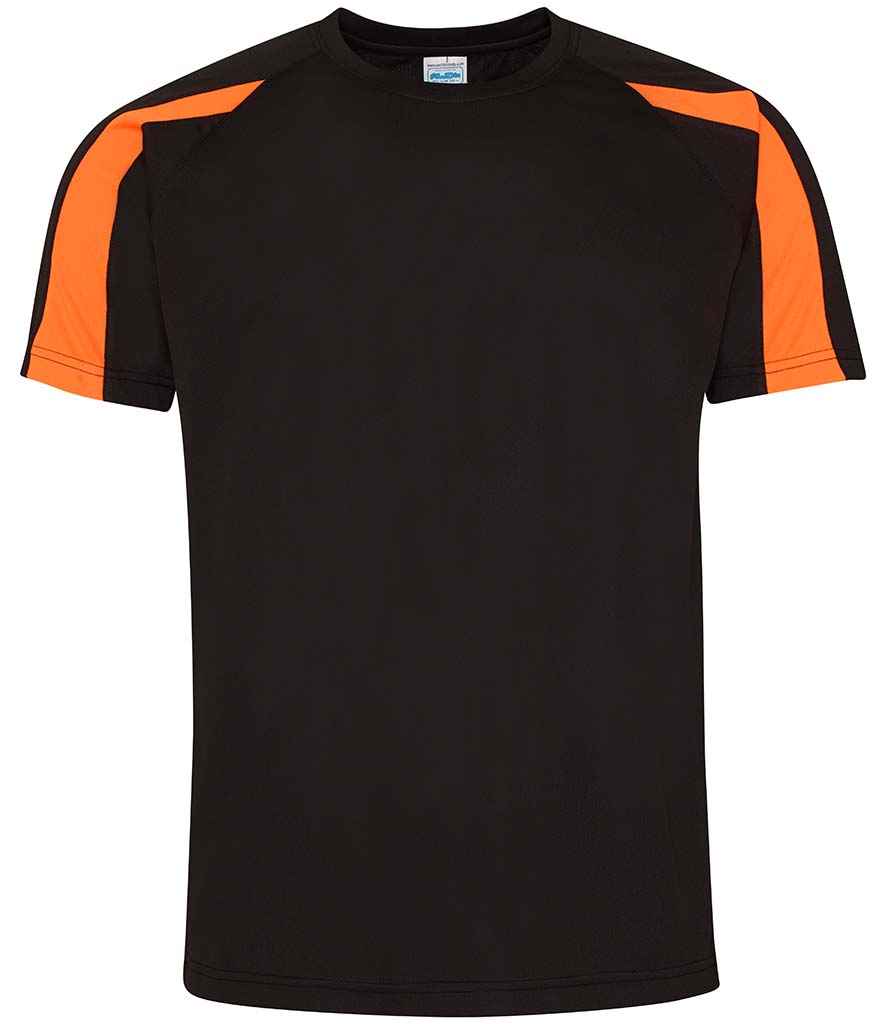 JC003 Jet Black/Electric Orange Front