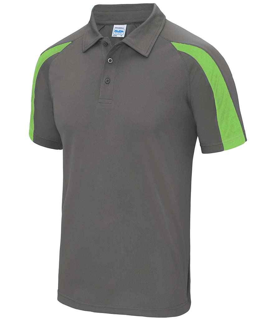 JC043 Charcoal/Lime Green Front