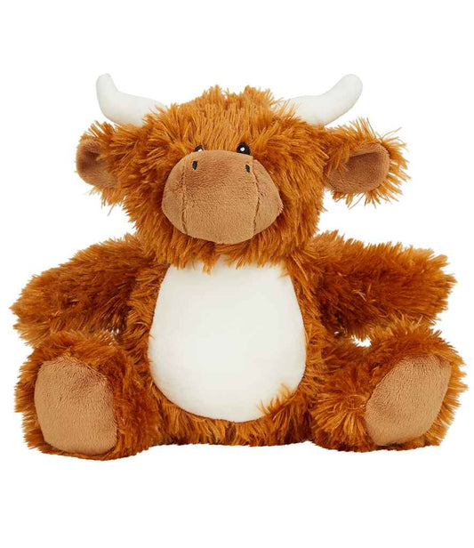MM60 Brown Highland Cow Front