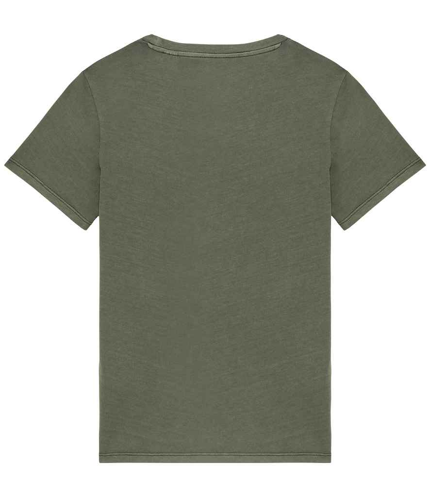 NS316 Washed Organic Khaki Back