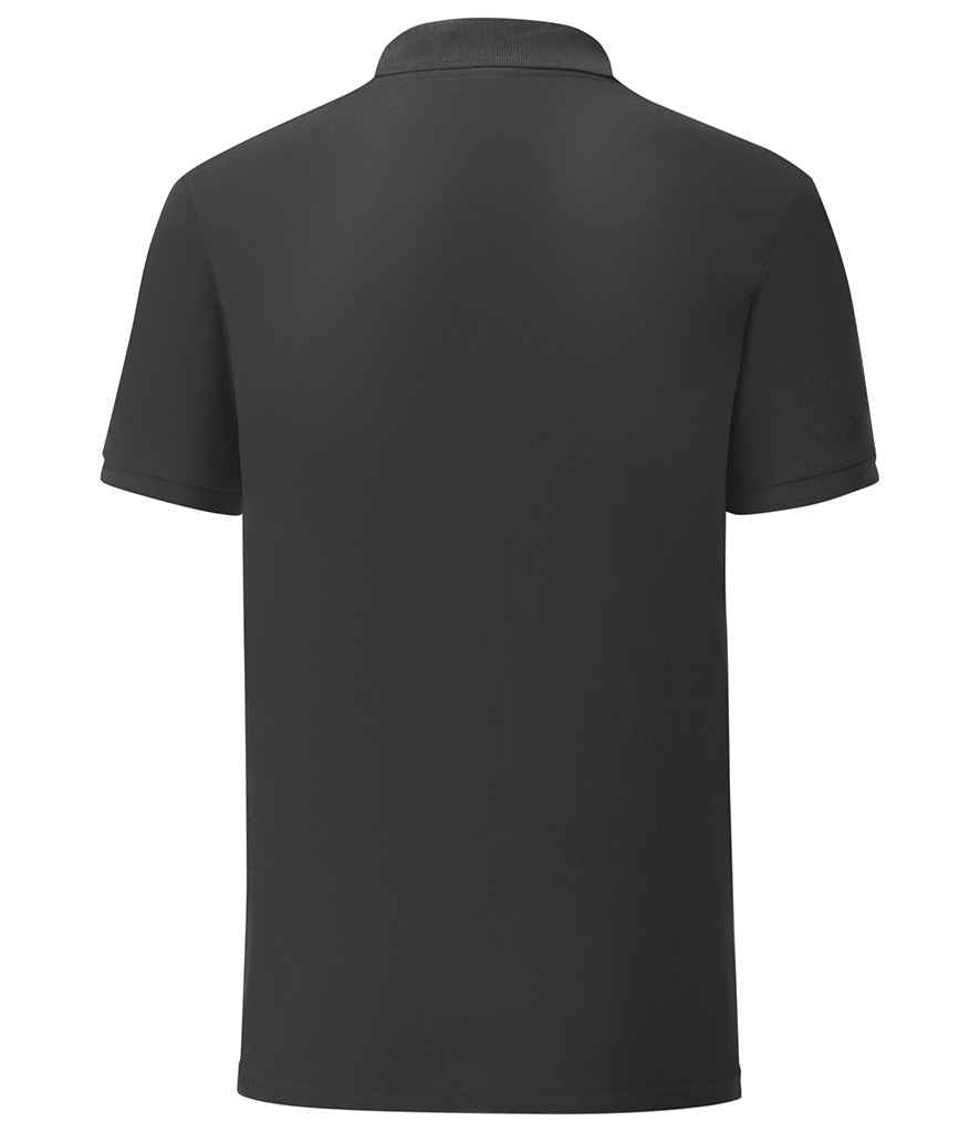 Fruit of the Loom Iconic Piqué Polo Shirt | Black