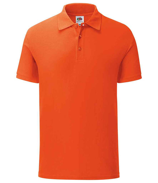 Fruit of the Loom Iconic Piqué Polo Shirt |Flame