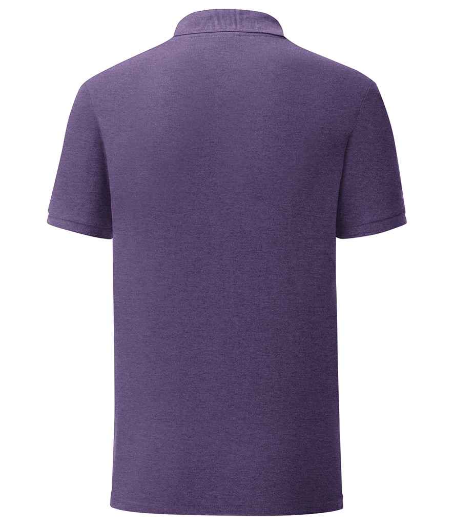 Fruit of the Loom Iconic Piqué Polo Shirt | Heather Purple