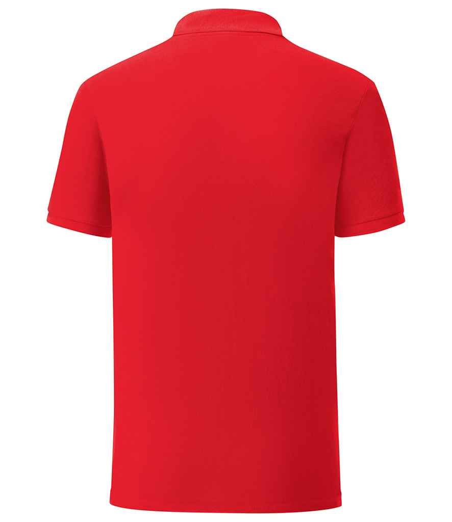 Fruit of the Loom Iconic Piqué Polo Shirt | Red