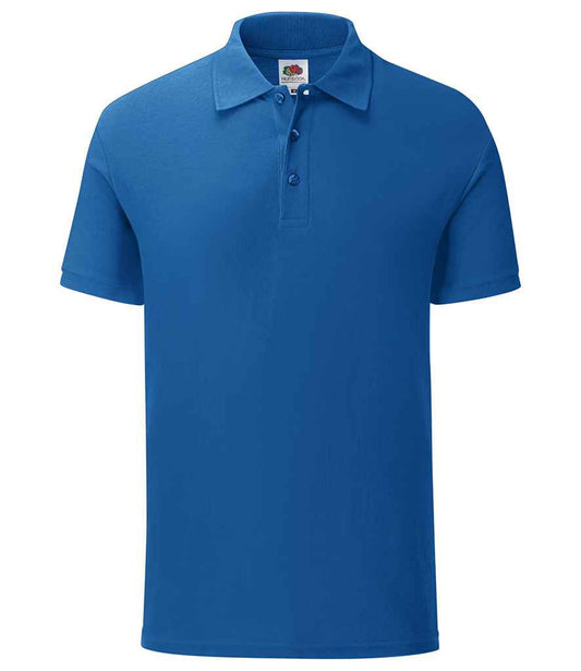Fruit of the Loom Iconic Piqué Polo Shirt | Royal Blue