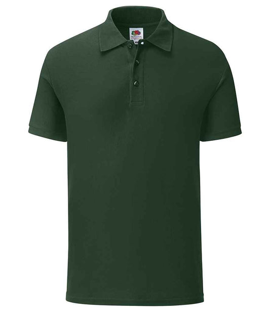 Fruit of the Loom Tailored Poly/Cotton Piqué Polo Shirt | Bottle Green