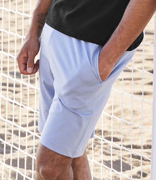 SS62 Fruit of the Loom Iconic 195 Jersey Shorts | Mineral Blue