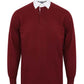 FR100 Deep Burgundy/White Front
