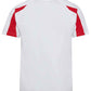 JC003 Arctic White/Fire Red Back