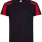 JC003 Jet Black/Fire Red Front