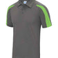 JC043 Charcoal/Lime Green Front