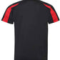 JC043 Jet Black/Fire Red Back