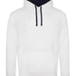 JH003 Arctic White/French Navy Front