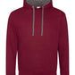 JH003 Burgundy/Charcoal Front