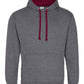 JH003 Charcoal/Burgundy Front