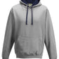 JH003 Heather Grey/New French Navy Front