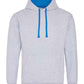JH003 Heather Grey/Sapphire Blue Front