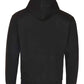 JH003 Jet Black/Heather Grey Back