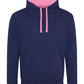 JH003 Oxford Navy/Candyfloss Pink Front
