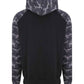 JH009 Solid Black/Black Camo Back