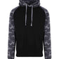 JH009 Solid Black/Black Camo Front