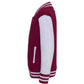 JH043B Burgundy/Heather Grey Left