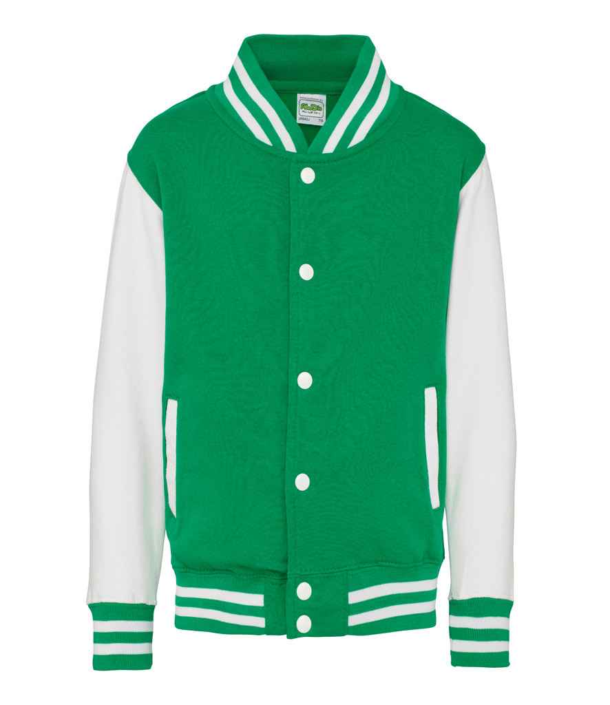 JH043B Kelly Green/White Front