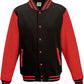 JH043 Jet Black/Fire Red Front