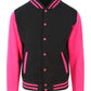 JH043 Jet Black/Hot Pink Front