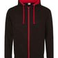 JH053 Jet Black/Fire Red Front