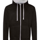 JH053 Jet Black/Heather Grey Front