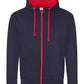 JH053 New French Navy/Fire Red Front