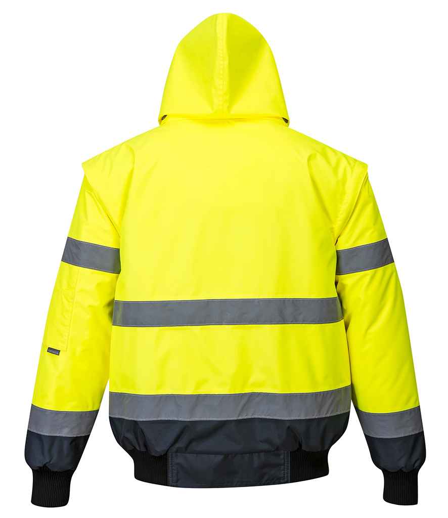 PW013 Yellow/Navy Back