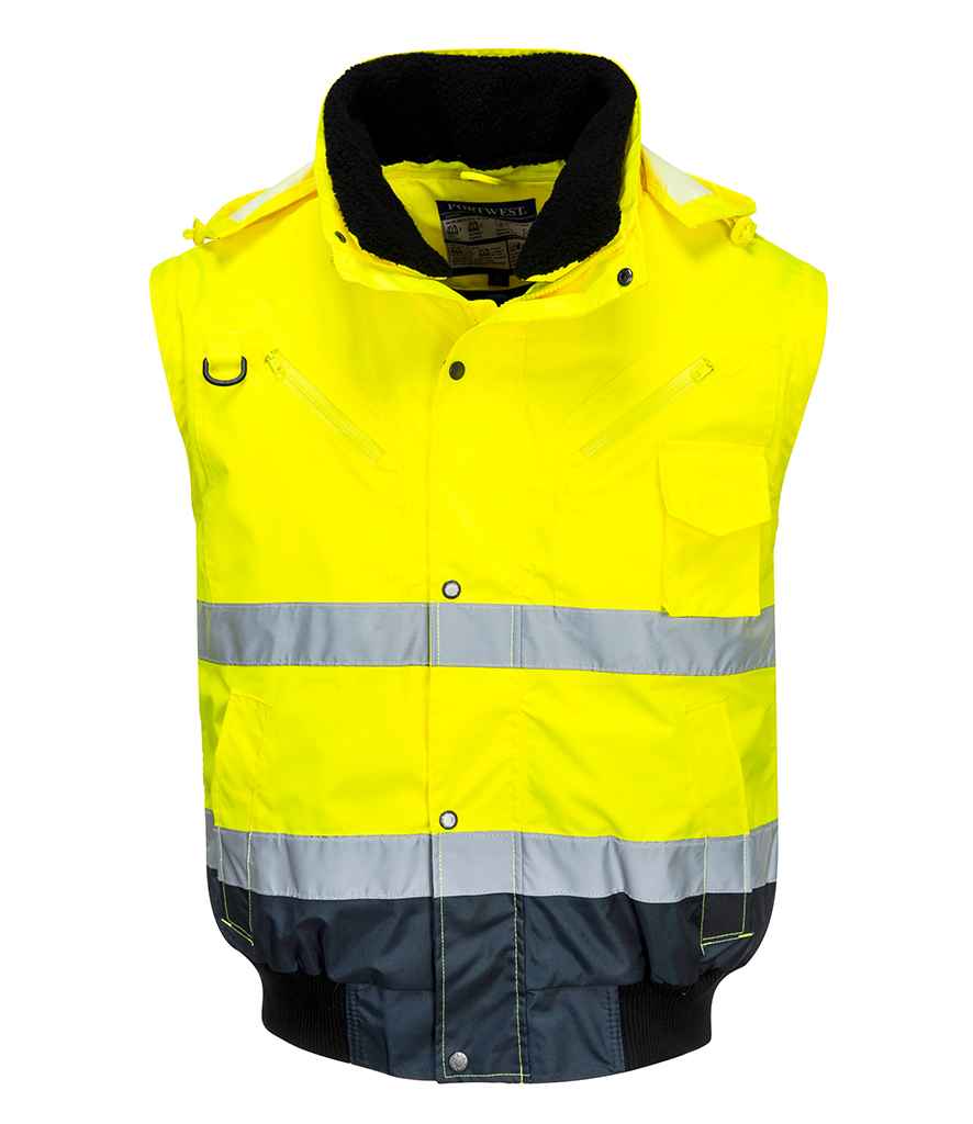 PW013 Yellow/Navy Detail