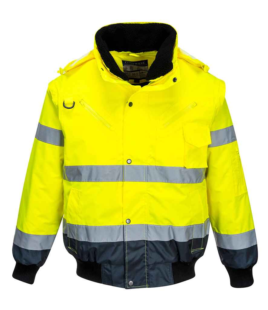 PW013 Yellow/Navy Front