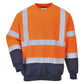 PW668 Orange/Navy Front