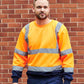 PW668 Orange/Navy Model