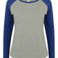 SK271 Heather Grey/Royal Front