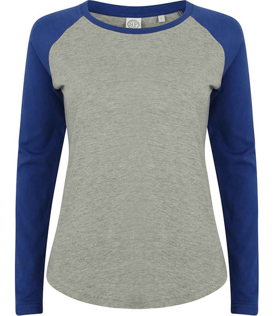 SK271 Heather Grey/Royal Front